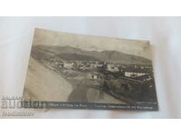 Postcard Dupnitsa General view with Rila 1931