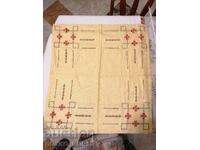 ANTIQUE BLANKET CHECKED EMBROIDERY EMBROIDERY 73/69 cm.