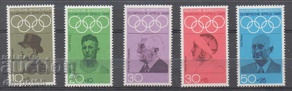 1968. GFR. Jocurile Olimpice - Mexico City, Mexic.