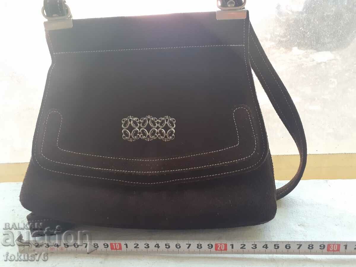 Very high quality and beautiful handbag made of natural nubuck - 5 Very high quality and beautiful handbag made of natural nubuck - 5