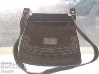 Very high quality and beautiful handbag made of natural nubuck