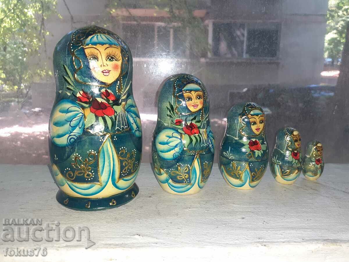 Beautiful hand painted Russian wooden Matryoshka doll with price 69.00 BGN | € 35.28 Beautiful hand painted Russian wooden Matryoshka doll with price 69.00 BGN | € 35.28