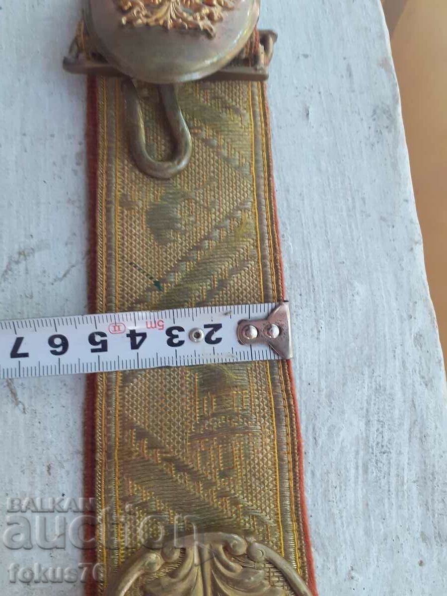 WW2 Spanish Military Chain Belt Toca Bronze Enamel - 5 WW2 Spanish Military Chain Belt Toca Bronze Enamel - 5