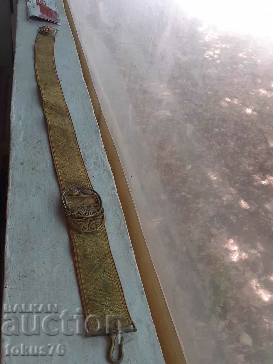 WW2 Spanish Military Chain Belt Toca Bronze Enamel - 7 WW2 Spanish Military Chain Belt Toca Bronze Enamel - 7