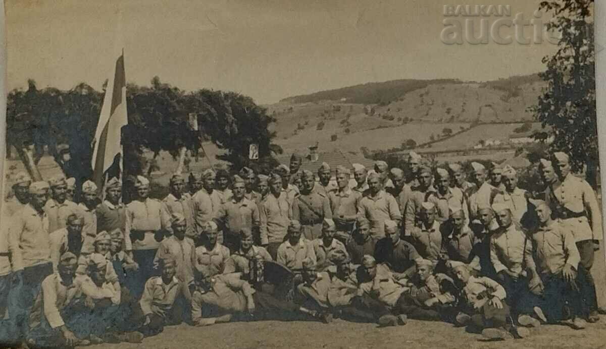 GLACANTE SOLDATI MILITARI SERBIA 1943 FOTO