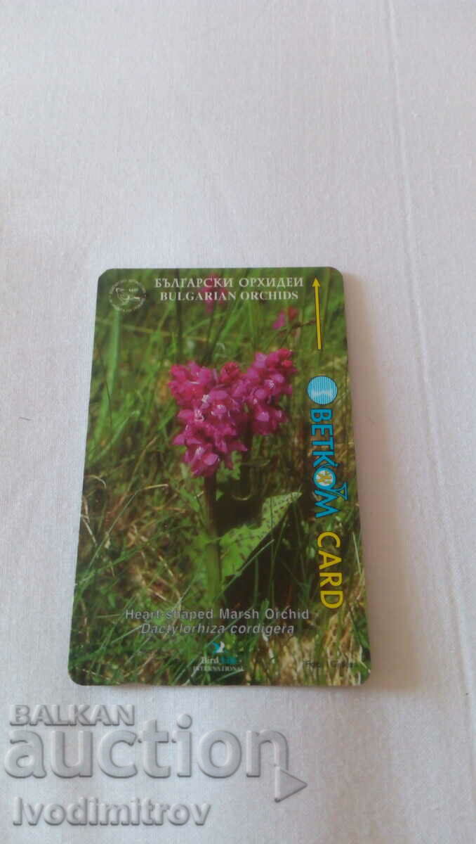 BETKOM sound card Bulgarian orchids Dactylorhiza Cordigeta