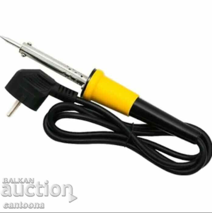 Soldering iron with rubber handle 80 W