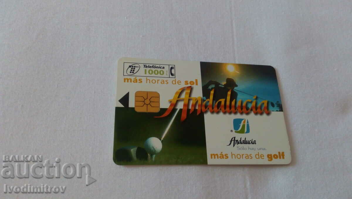 Telefonica de Espana Andalucia Ryder Cup 1997 Sound Card with price 0.85 BGN | € 0.43