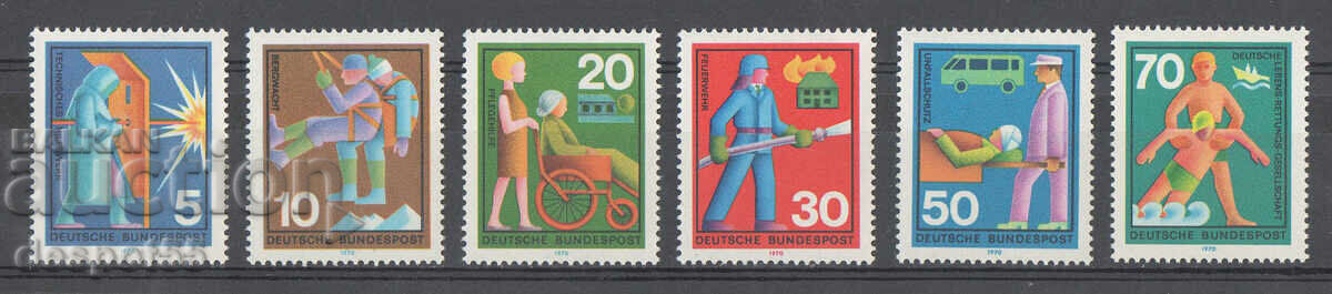 1970. GFR. Ajutoare voluntari.