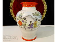 Antique Chinese porcelain vase, marked.