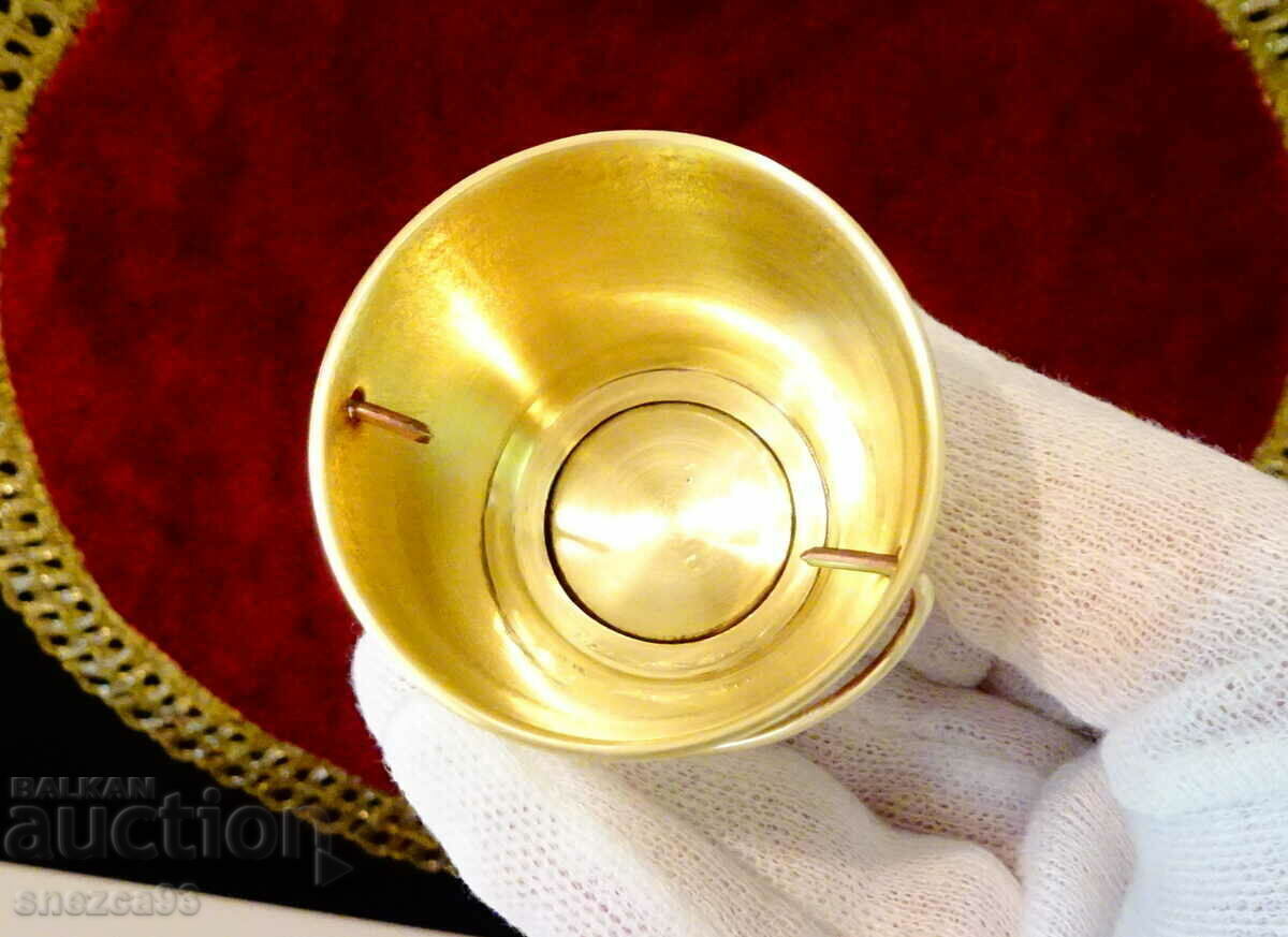 Auction Bronze rakia cup, kettle Auction Bronze rakia cup, kettle