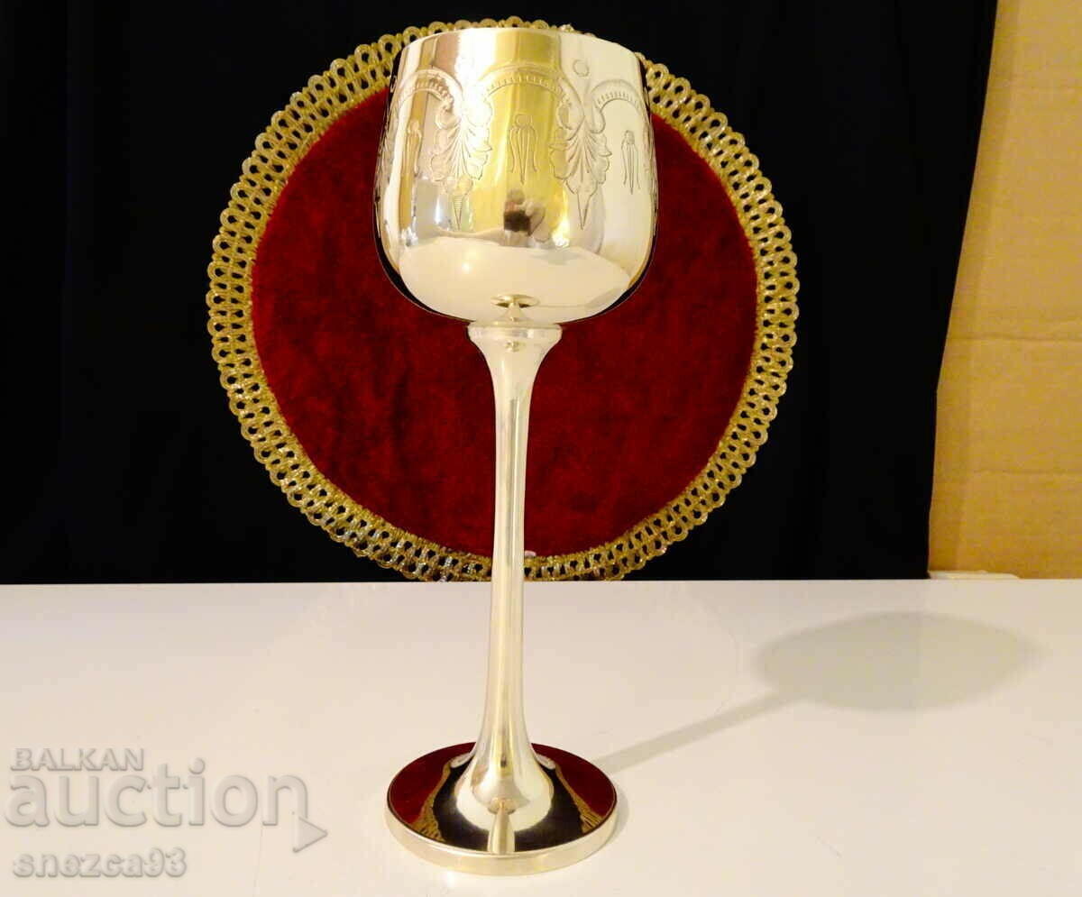 Παράδοση Επιβλητικό χάλκινο ποτήρι 21 εκ., μοναδικό