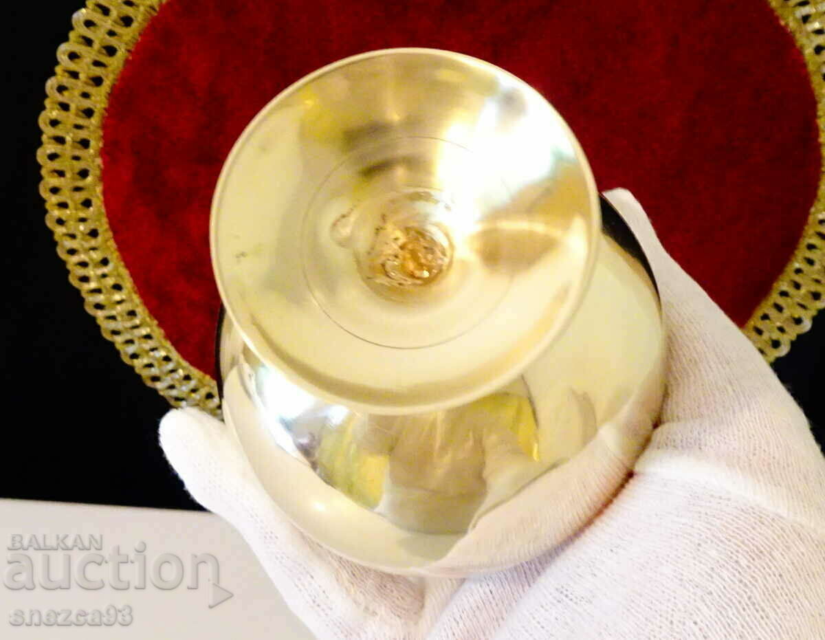 English bronze cup for wine, brandy, cognac - 5 English bronze cup for wine, brandy, cognac - 5