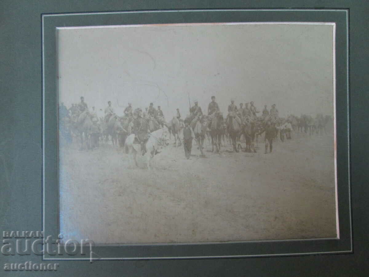 LARGE OLD CARDBOARD PHOTO - SOLDIERS WITH CAMELS - 6 LARGE OLD CARDBOARD PHOTO - SOLDIERS WITH CAMELS - 6