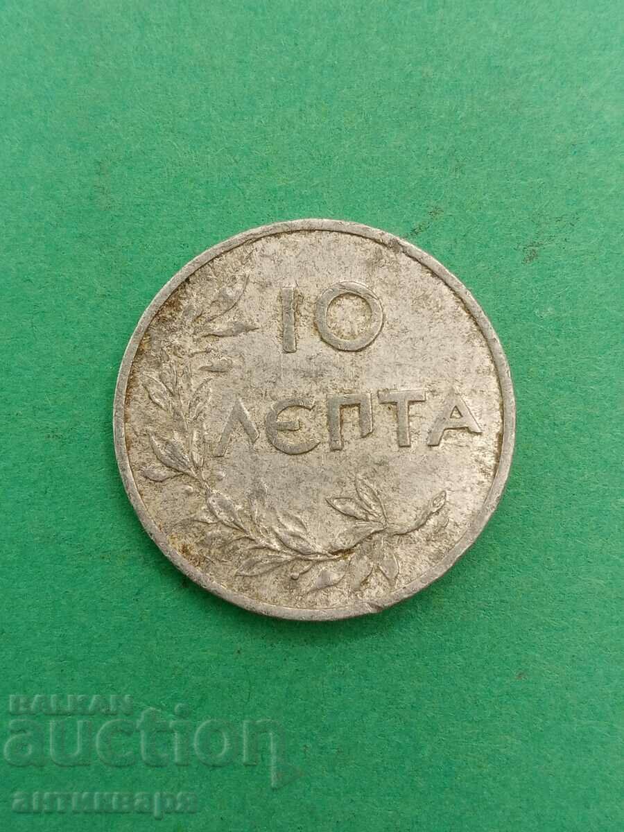 10 лепта  1922   Гърция  - 65