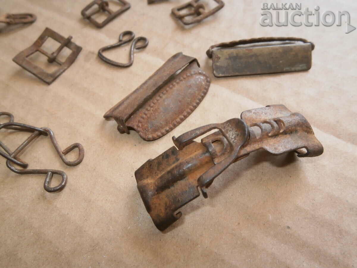 Auction  vintage staples breeches uniform buckles