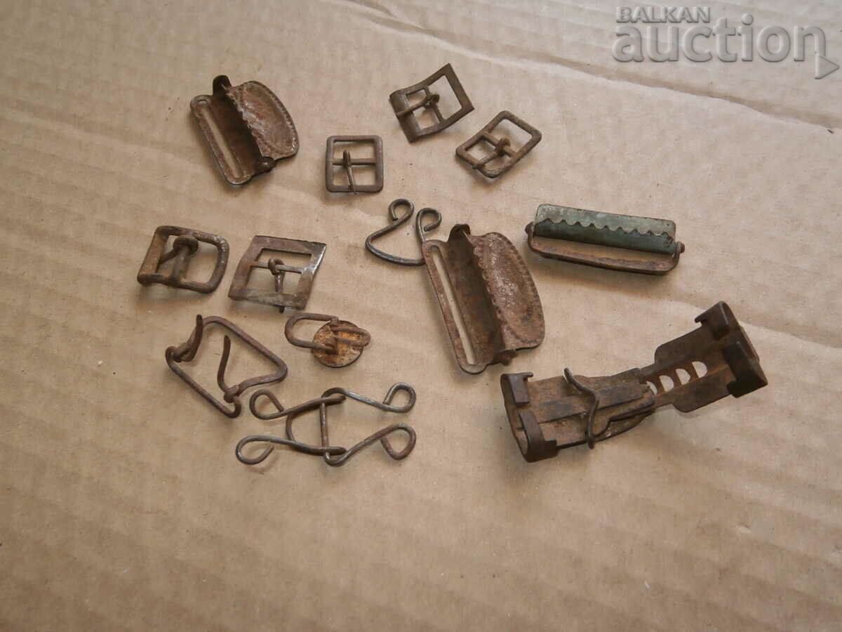 Delivery of vintage staples breeches uniform buckles