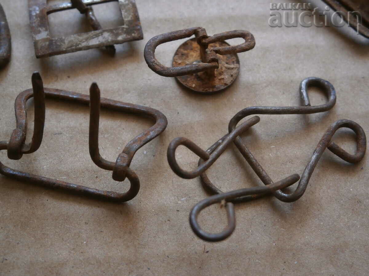 vintage staples breeches uniform buckles - 5