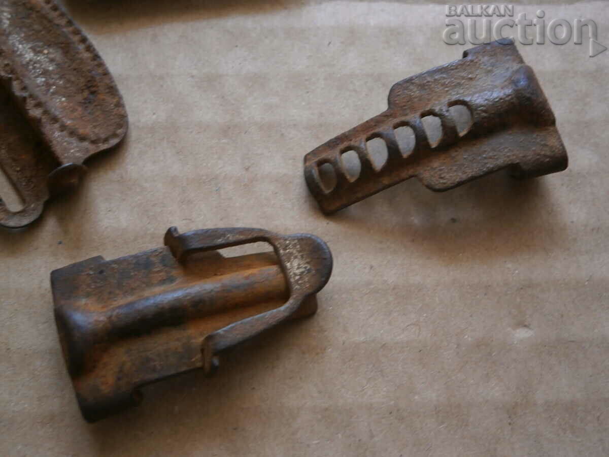 vintage staples breeches uniform buckles - 7