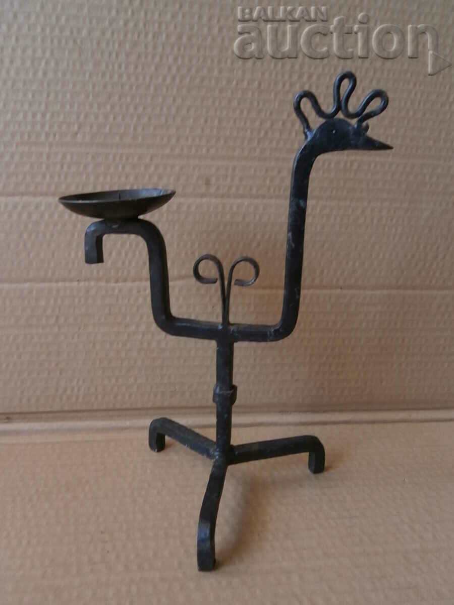 Old forged candlestick, candle, candelabra with price 31.00 BGN | € 15.85 Old forged candlestick, candle, candelabra with price 31.00 BGN | € 15.85