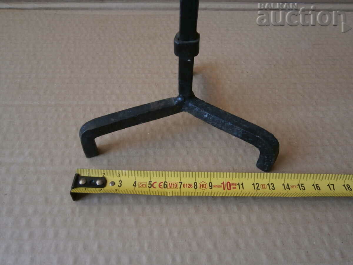 Old forged candlestick, candle, candelabra - 5 Old forged candlestick, candle, candelabra - 5
