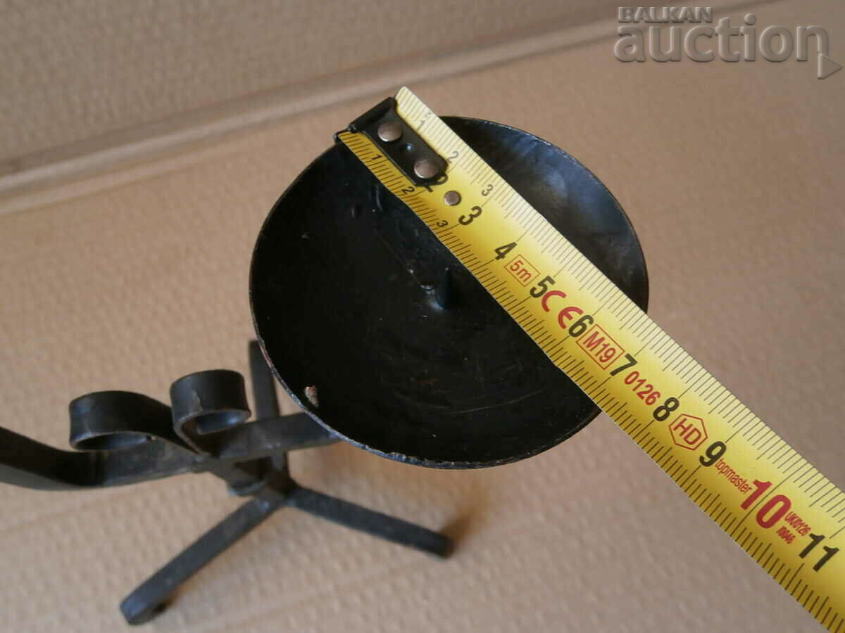 Old forged candlestick, candle, candelabra - 6 Old forged candlestick, candle, candelabra - 6