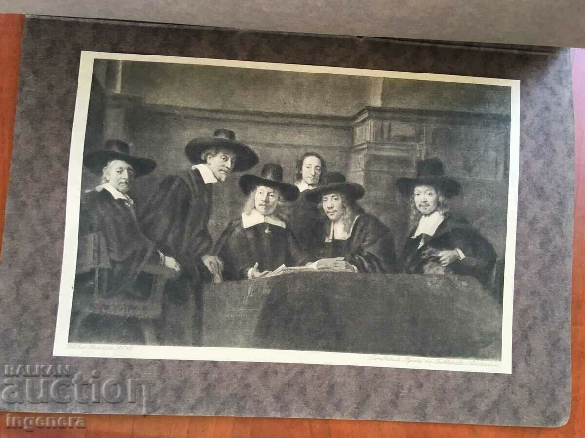 BOOK-12 ENGRAVINGS BY REMBRAND-1921 - 7 BOOK-12 ENGRAVINGS BY REMBRAND-1921 - 7