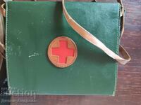 Old military medical kit, Red Cross - FULL SET!