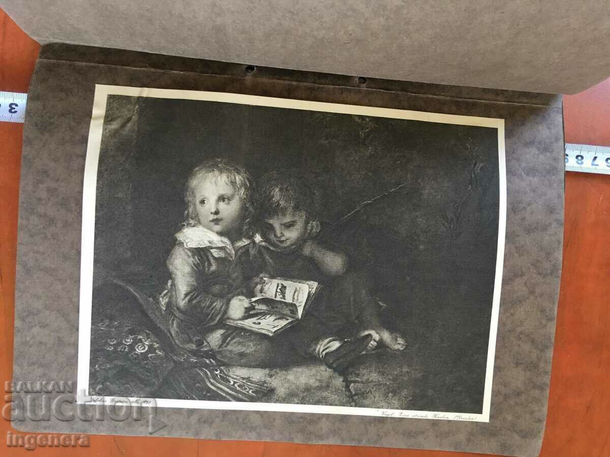 BOOK-12 ENGRAVINGS BY GERMAN MASTERS-1921 - 5 BOOK-12 ENGRAVINGS BY GERMAN MASTERS-1921 - 5