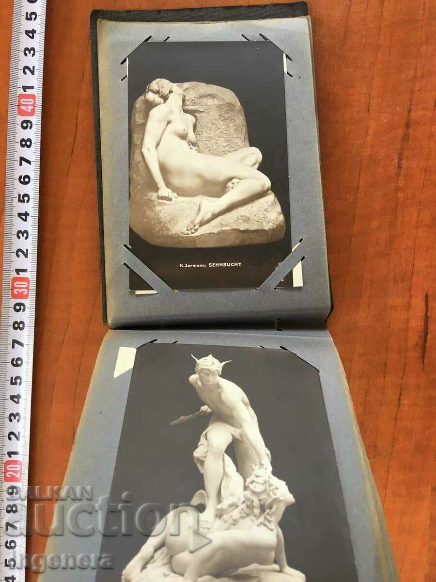 Auction ALBUM WITH 50 POSTCARDS - 1921 Auction ALBUM WITH 50 POSTCARDS - 1921