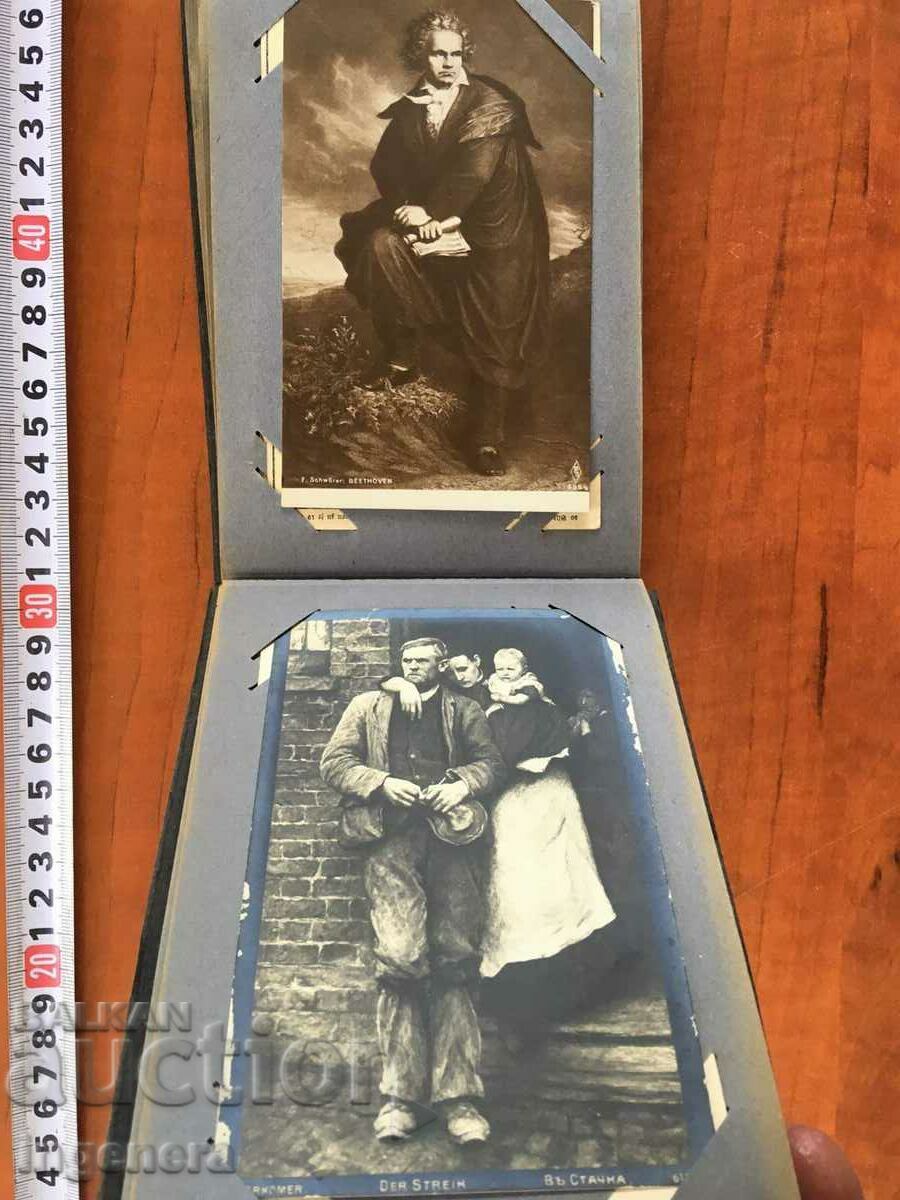 ALBUM WITH 50 POSTCARDS - 1921 - 5 ALBUM WITH 50 POSTCARDS - 1921 - 5