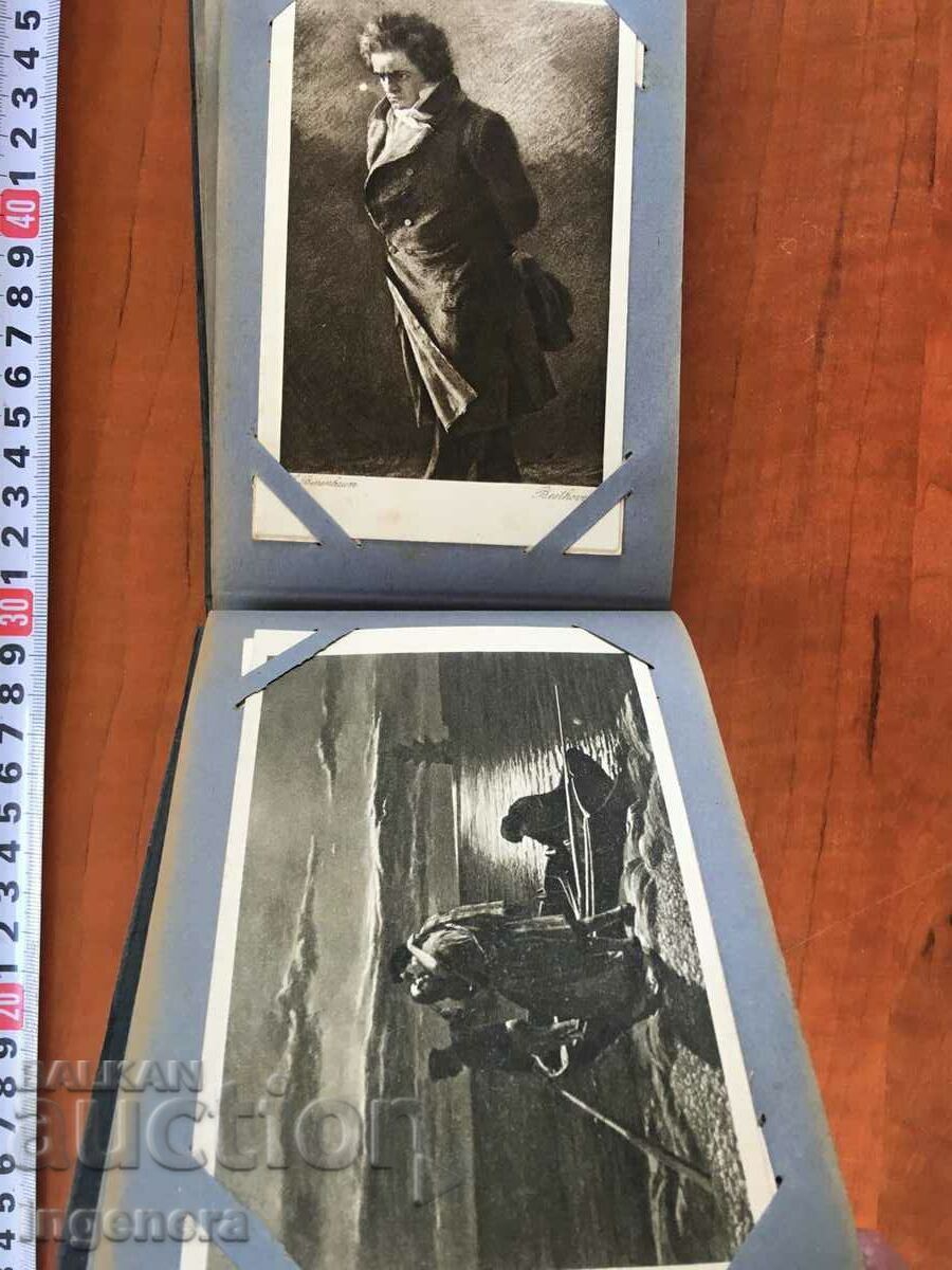 ALBUM WITH 50 POSTCARDS - 1921 - 6 ALBUM WITH 50 POSTCARDS - 1921 - 6