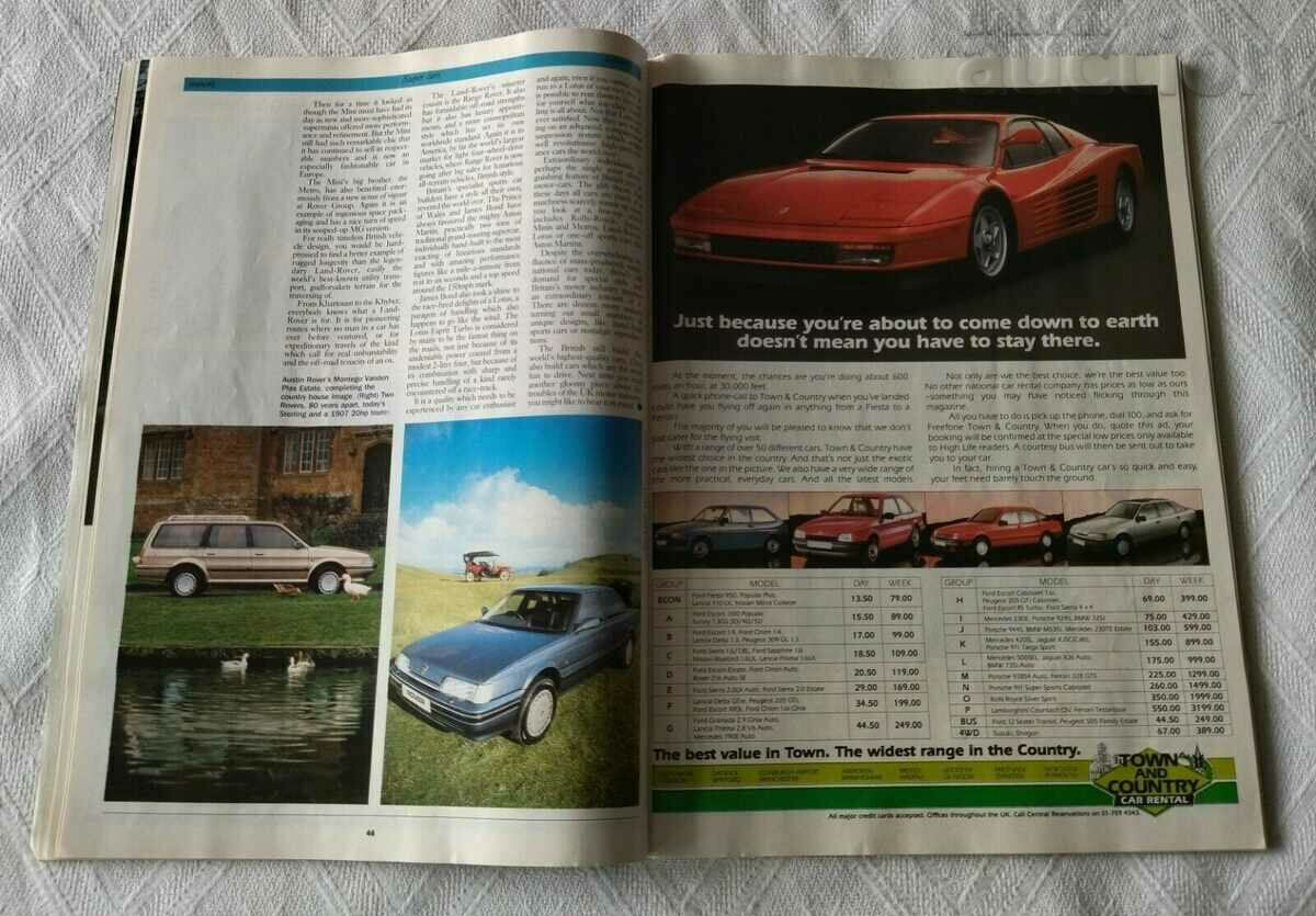 PRINCESS DIANA BRITISH AIRWAYS HIGH LIFE AUGUST 1987 - 6 PRINCESS DIANA BRITISH AIRWAYS HIGH LIFE AUGUST 1987 - 6