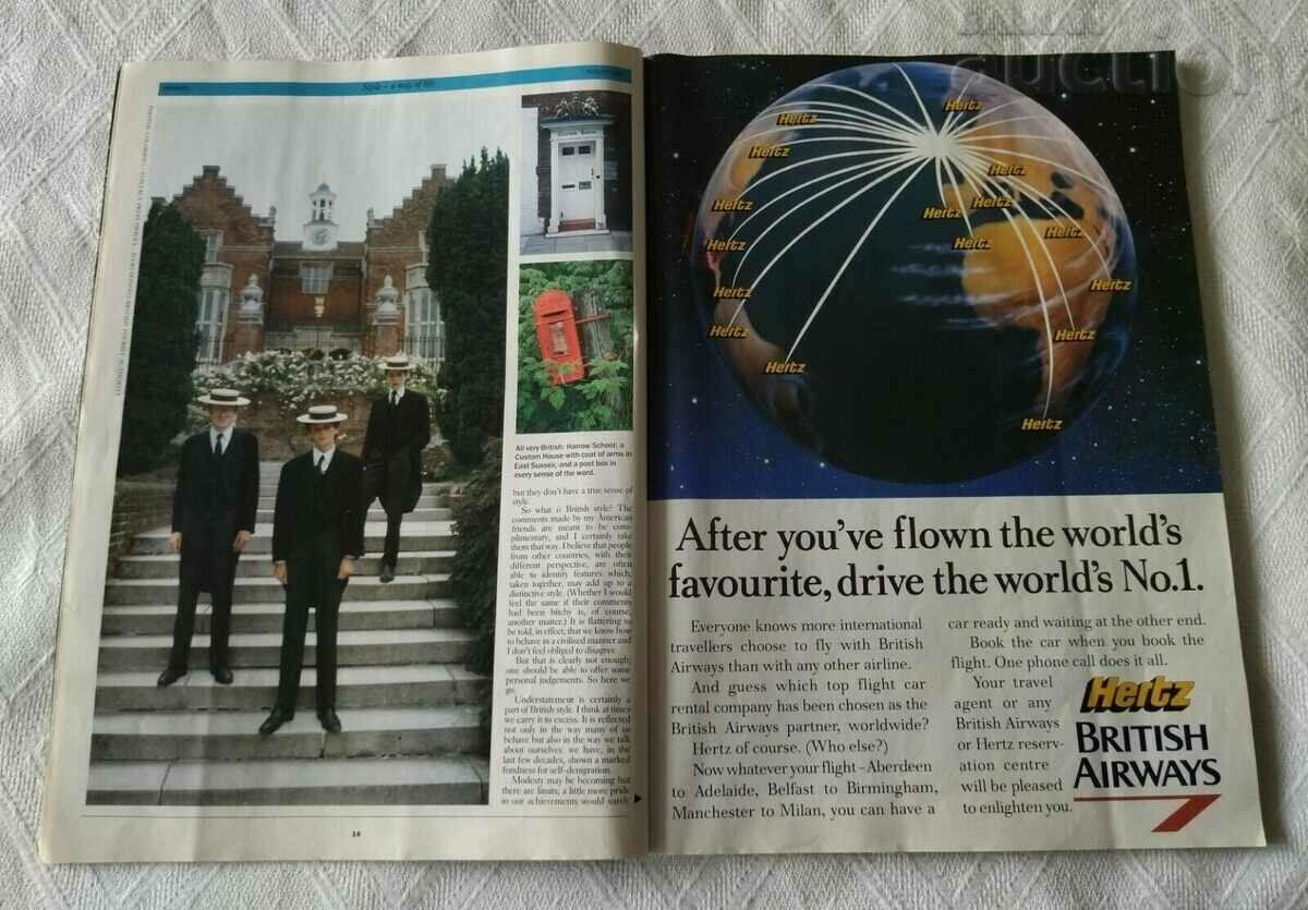 PRINCESS DIANA BRITISH AIRWAYS HIGH LIFE AUGUST 1987 - 7 PRINCESS DIANA BRITISH AIRWAYS HIGH LIFE AUGUST 1987 - 7