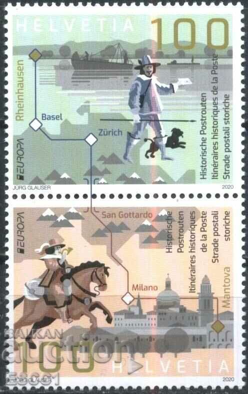 Pure stamps Europe SEP 2020 from Switzerland