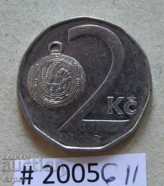 2 kroner 1993 Czech Republic
