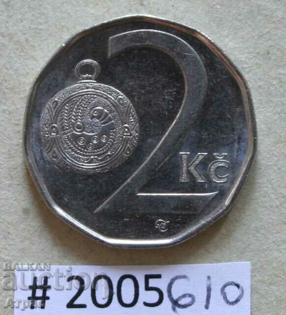 2 kroner 2001 Czech Republic