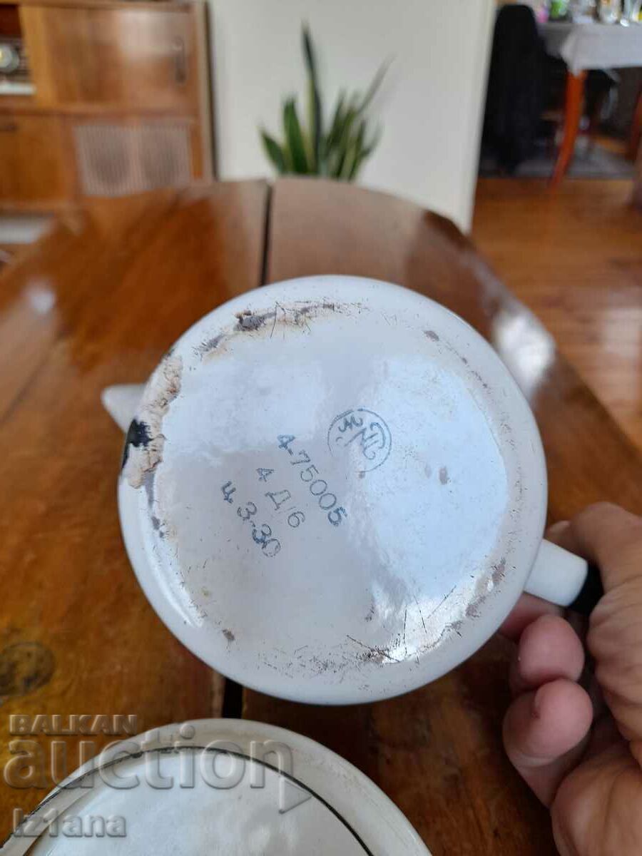 Old enamel teapot - 6 Old enamel teapot - 6