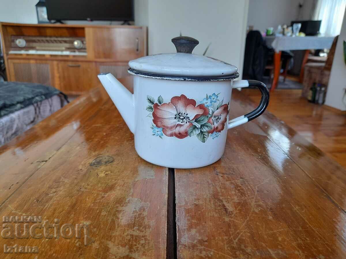 Old enamel teapot Old enamel teapot