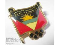 Insigna olimpica olimpiade Insigna olimpica Antigua Barbuda