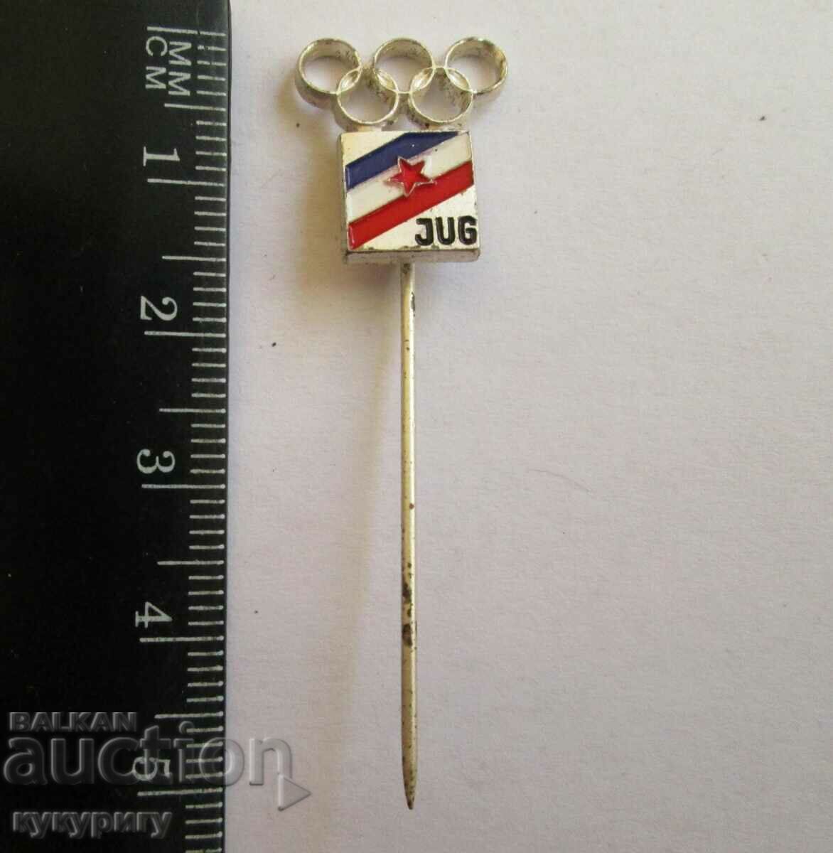 Auction Olympic Badge Olympics Olympic Badge Yugoslavia Auction Olympic Badge Olympics Olympic Badge Yugoslavia