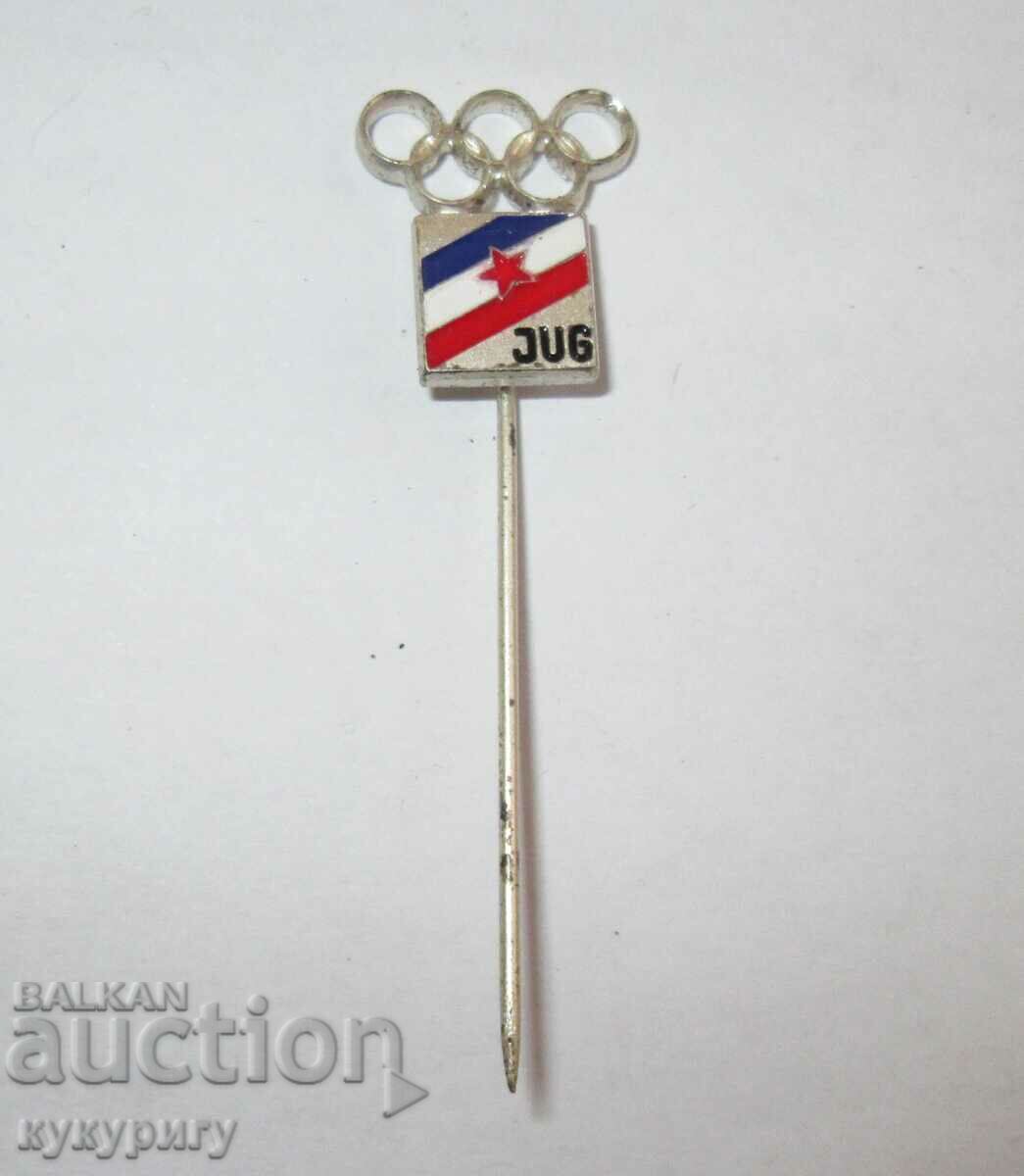 Олимпийска значка олимпиада Олимпийски знак Югославия