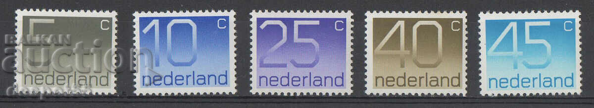 1976-82. Olanda. Ștampile numerotate.