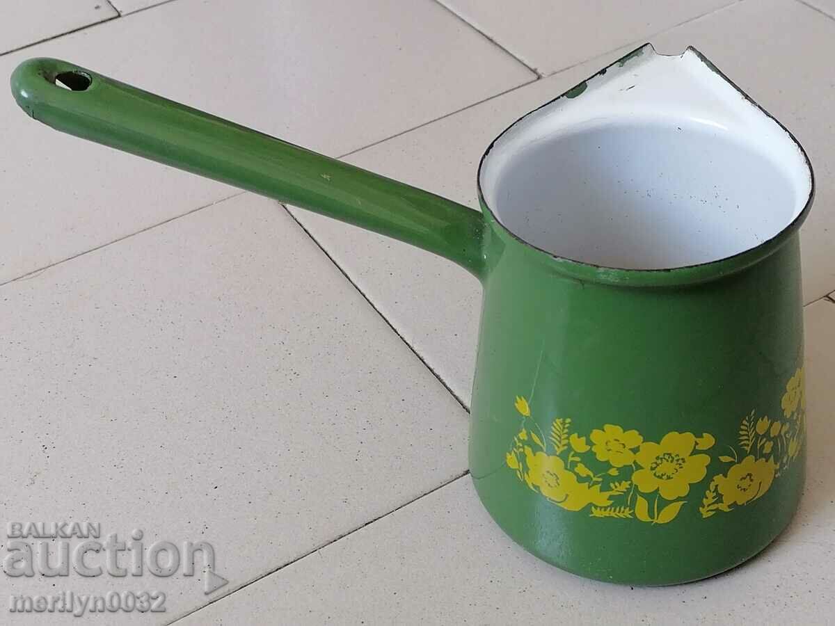 Jeze enameled pot with enamel - 6 Jeze enameled pot with enamel - 6