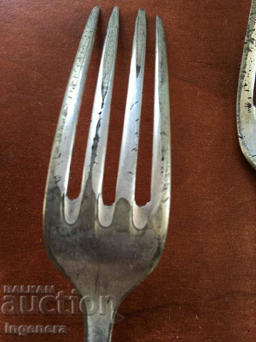 Auction FORK SILVER MARKING-2 PCS Auction FORK SILVER MARKING-2 PCS