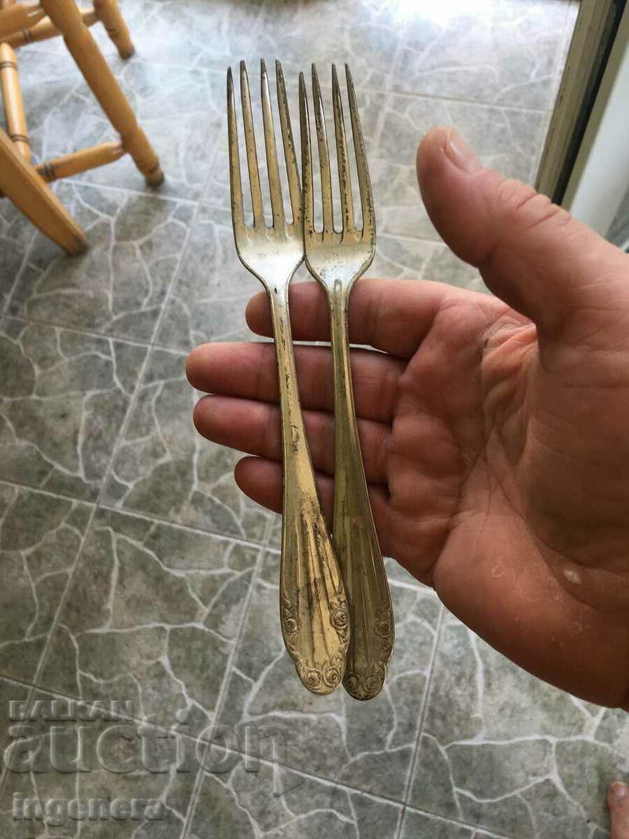 FORK SILVER MARKING-2 PCS - 7 FORK SILVER MARKING-2 PCS - 7