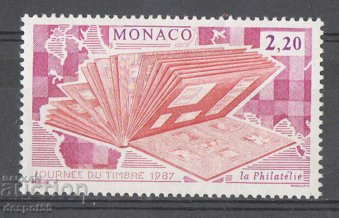 1987. Μονακό. Ημέρα γραμματοσήμων.