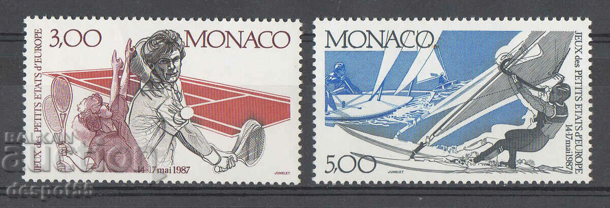 1987. Μονακό. Ευρωπαϊκοί Αγώνες Μικρών Κρατών, Μονακό.