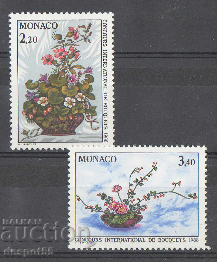 1987. Monaco. Monte Carlo Flower Show 1988