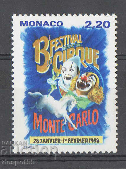 1987 Monaco. Al 13-lea Festival Internațional de Circ, Monaco 1988